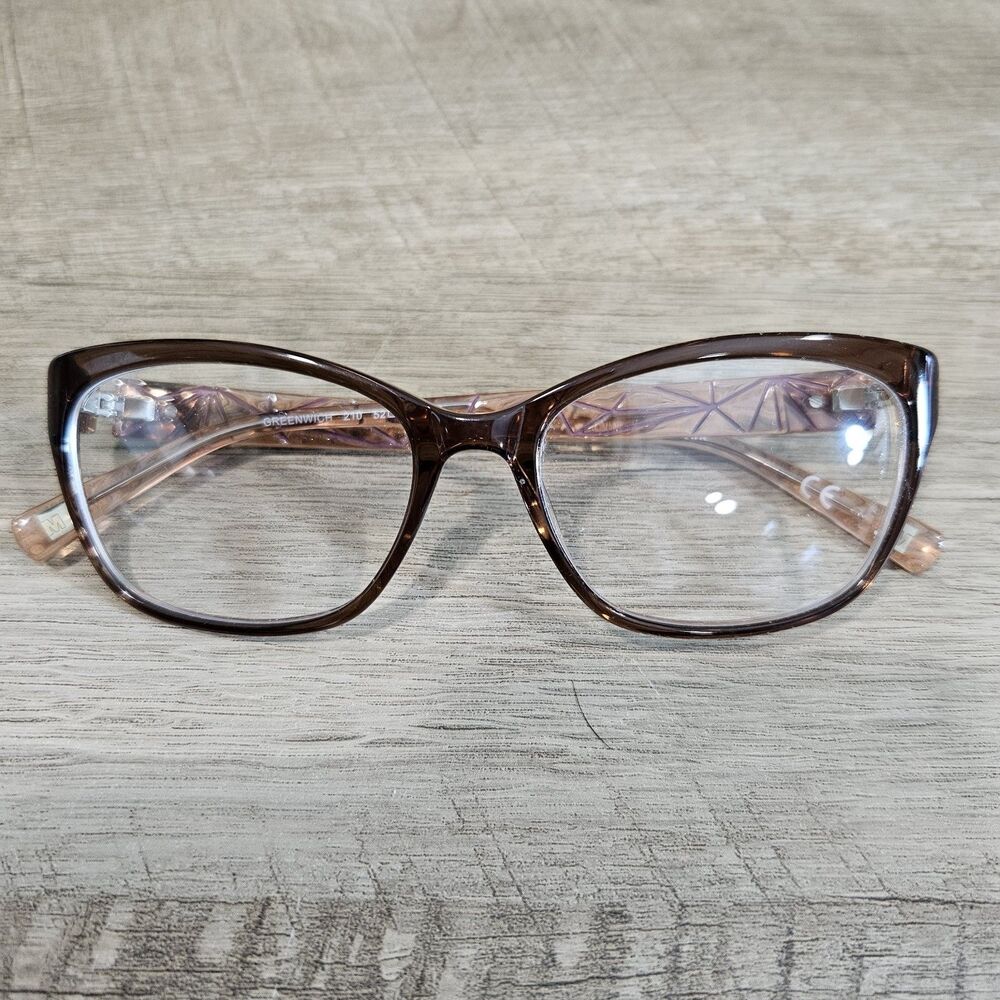 MARCHON NYC DOWNTOWN GREENWICH in Burgundy 210 52-16-135 Eyeglass Frames